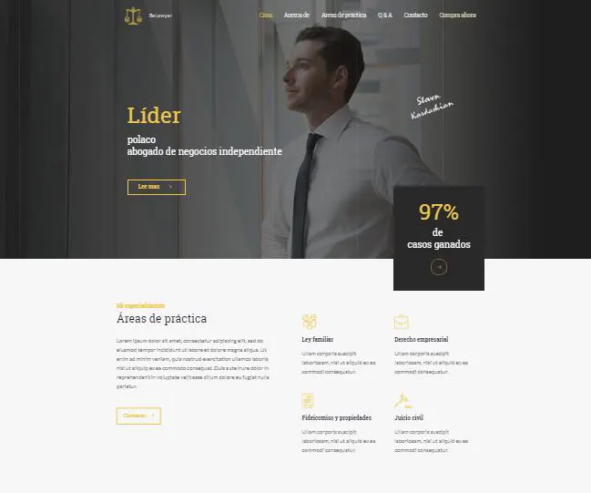 Pagina para abogados